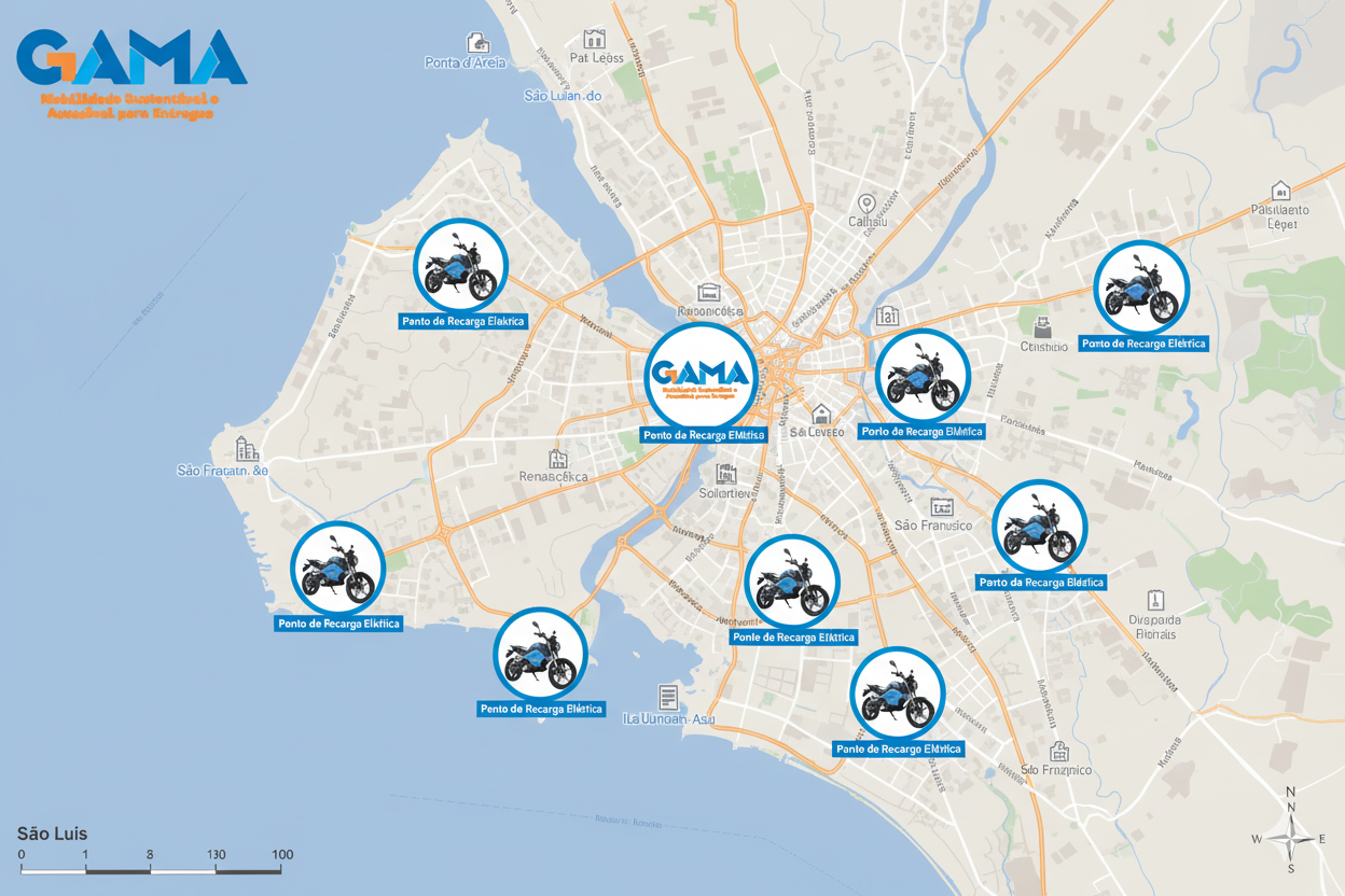 Pontos de Recarga na Cidade